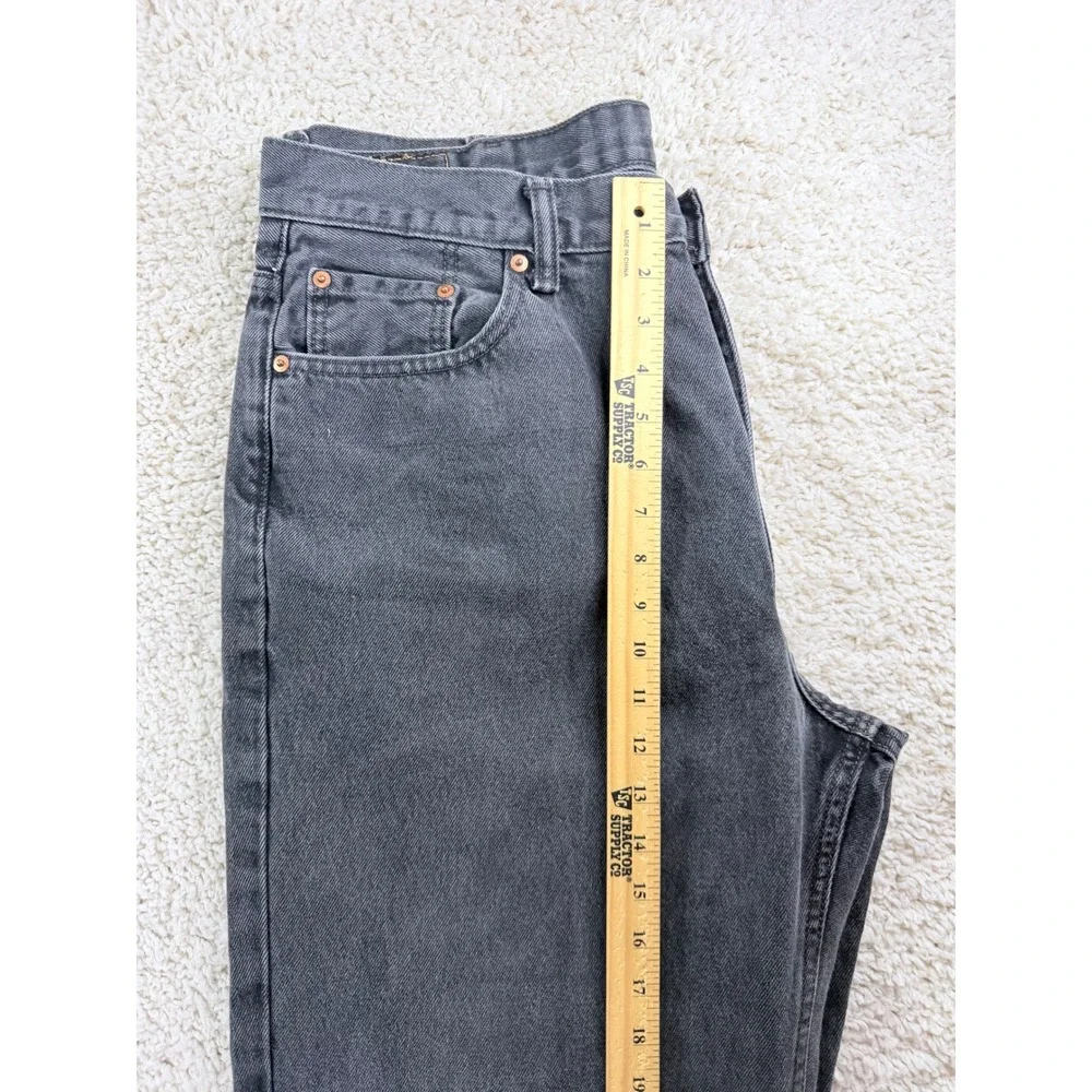 Levi's 550 Relaxed Fit Jeans Men 40x30 Charcoal Black Tapered Denim Pants